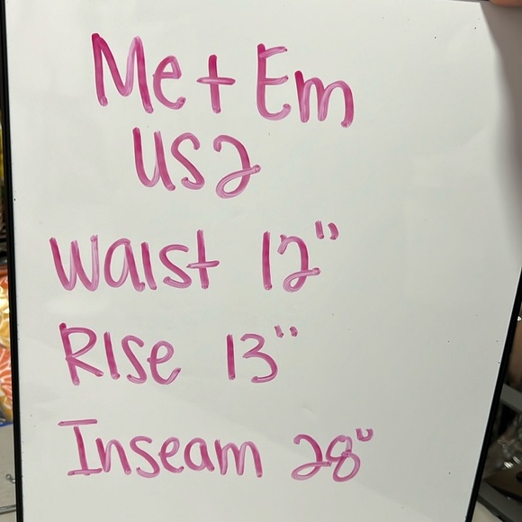 Me + Em Black Side Zip High Rise Pintuck Pant Size US2 - Picture 12 of 15